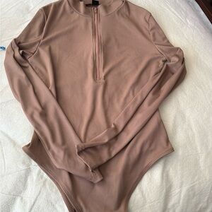 Ribbed Long Sleeve Bodysuit